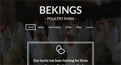Desktop Screenshot of bekingseggs.com